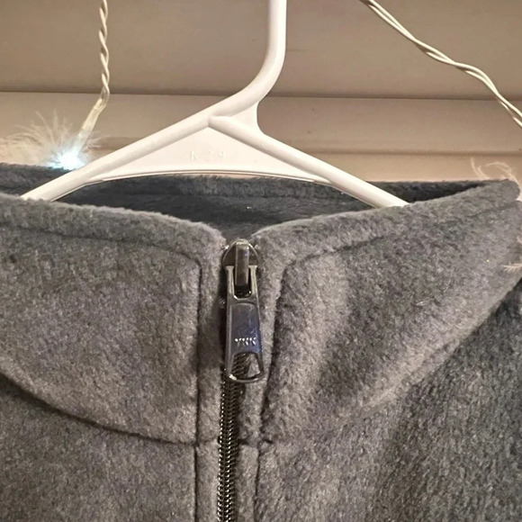 Columbia Charcoal Gray Fleece Zip Up Men’s Vest - Picture 2 of 9